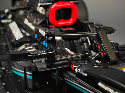 Technology 1642PCS Mechanical Racing Car Building Blocks – W14 Venue Racing Model Kit for Adults & Kids