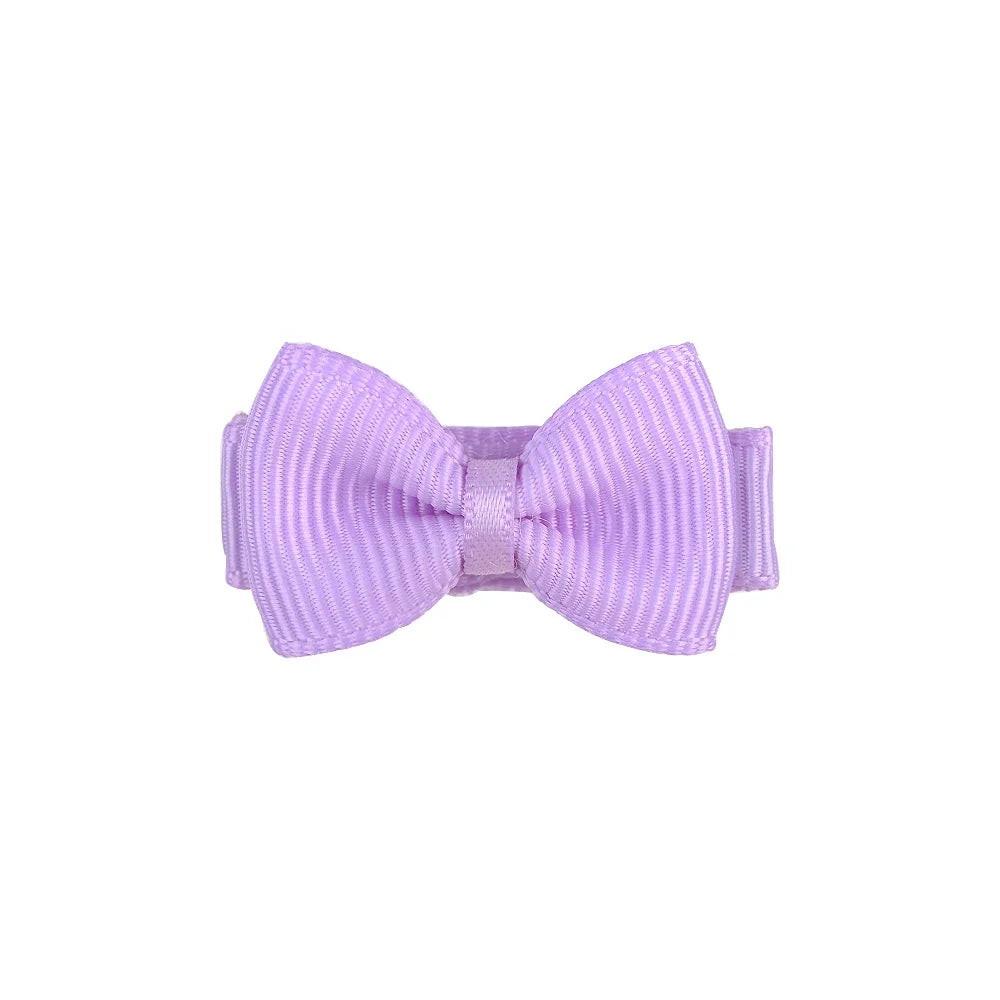 1.2 Inches Mini Hair Bows With Clip – Solid Colors Hairgrips for Kids & Baby Girl